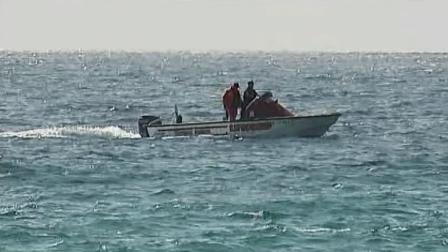 Lifeguards search the waters off the coast of La Jolla Shores after a shark was spotted on Monday, July 2, 2012.