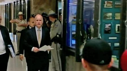 Gov. Jerry Brown appears in this undated file photo.