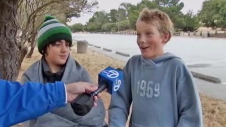 Two boys, seen above, were rescued by a Good Samaritan when their boat began to sink in the San Francisco Bay.