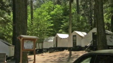 A camping area at Yosemite National Park is shown in this undated file photo.