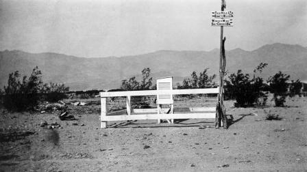 The original Death Valley weather station is shown in this photo provided by the Death Valley National Park Service.