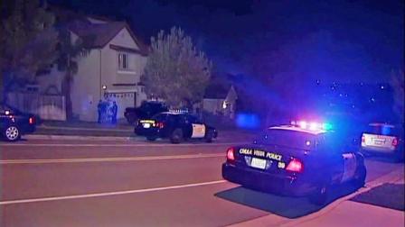 Authorites are seen outside the 15-year-old boys home on the 1200 block of Old Janal Ranch Road in Chula Vista, Calif.