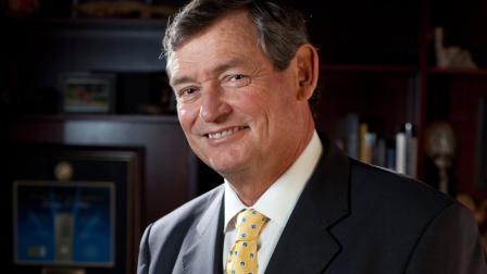 In this undated image provided by California State University, Timothy P. White poses for a photo. On Thursday, Oct. 4, 2012, the California State University named Timothy P. White as the next chancellor of the 23-campus system.