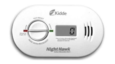 A Kidde carbon monoxide detector is seen in this undated photo.