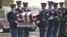 Soldiers carry the flag-draped coffin of Army Pfc. Roosevelt Jack Clark, whose remains were returned to California on Wednesday, Feb. 27, 2013.