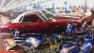 Police say a man who was bent on destruction rammed his car into a Wal-Mart in San Jose, then assaulted people inside on Sunday, March 31, 2013.
