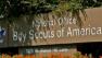 A sign for the National Office for the Boy Scouts of America is shown in this undated file photo.
