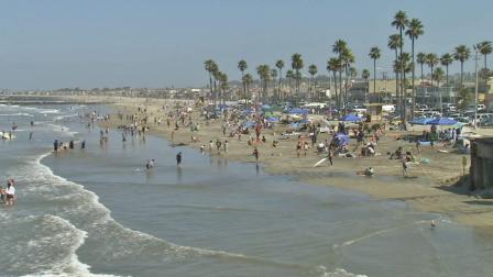 A California beach is seen in this undated file photo.