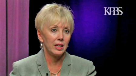 Lisa Curtin, seen in an interview with KPBS, speaks about alleged sexual harassment from San Diego Mayor Bob Filner. Curtin is the eighth woman to come forward in the scandal.