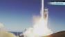 A SpaceX rocket carrying a Canadian satellite launches from Vandenberg Air Force Base on Sunday, Sept. 29, 2013.