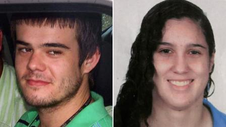 Left photo: Joran van der Sloot sits in a car after being released from custody near Oranjestad, Aruba, Friday, Dec. 7, 2007. Right photo: In this undated photo from Perus National Identitfication Registry, Stephany Flores is seen.