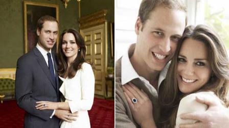 Prince William and Kate Middleton official engagement photos.