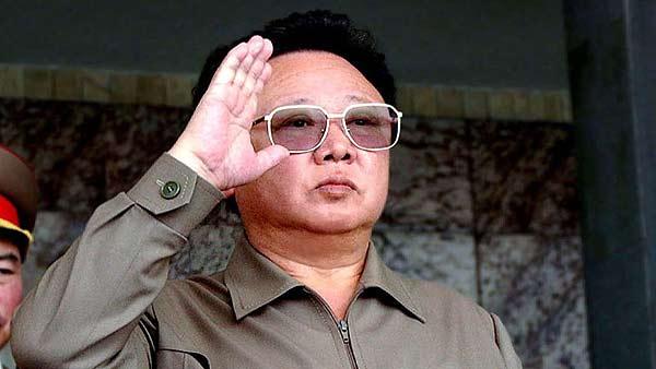 North Korean leader Kim Jong Il salutes during a celebration to mark the country's 55th birthday in this Sept. 9, 2003 photo at Pyongyang's Kim Il Sung Square. He died Dec. 17, 2011 of a heart attack.