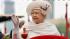 Britains Queen Elizabeth II, waves from the royal barge during the Diamond Jubilee Pageant on the River Thames in London Sunday June 3, 2012.