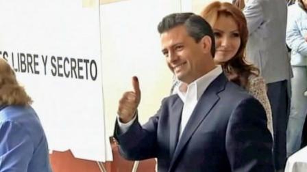 Mexican presidential candidate Enrique Pena Nieto, a 45-year-old former governor of the state of Mexico, has promised to crack down on the drug violence that has killed more than 50,000 Mexicans and create jobs.