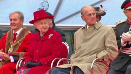 Queen Elizabeth II (left) and Prince Philip (right) appear together in this undated file photo.
