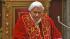 Pope Benedict XVI is seen at his farewell...