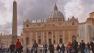 Visitors at St. Peters Square in the Vatican on Monday, March 11, 2013.
