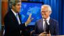 Secretary of State John Kerry stands with former U.S. Ambassador to Israel Martin Indyk at the State Department in Washington, Monday, July 29, 2013, as he announces that he Indyk will shepherd the Israeli-Palestinian peace talks.