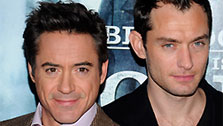 Photos: Downey Jr, Law premiere 'Sherlock Holmes'