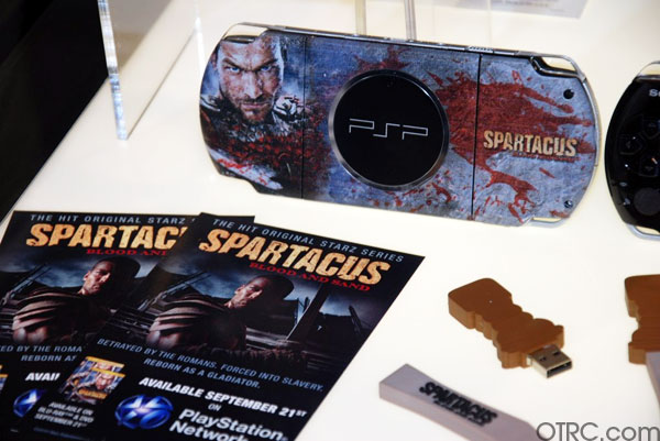 'Spartacus' memorabillia on display at Comic-Con...