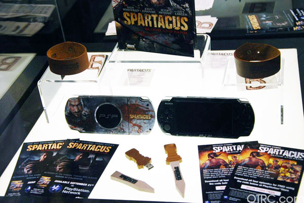 'Spartacus' memorabillia on display at Comic-Con...