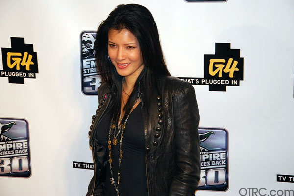'Vampire Diaries' actress Kelly Hu is seen at a...