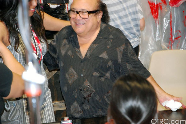 Danny Devito got a warm welcome from fans at...