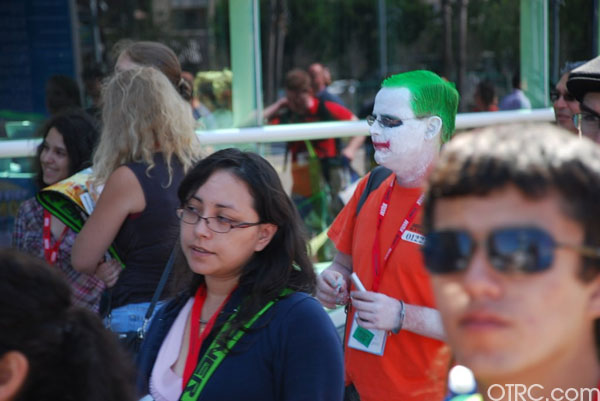 There's a Joker in the crowd at Comic-Con in San Diego on Saturday July 24, 2010.