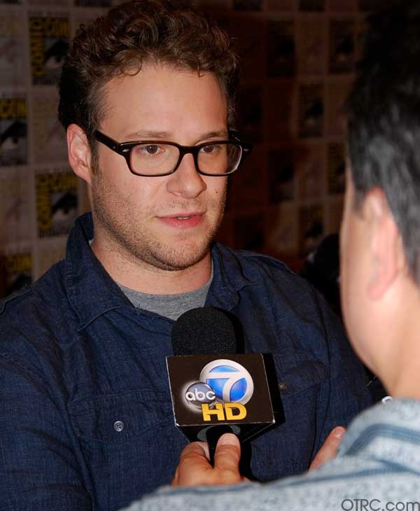Seth Rogen comes in fourth place on 