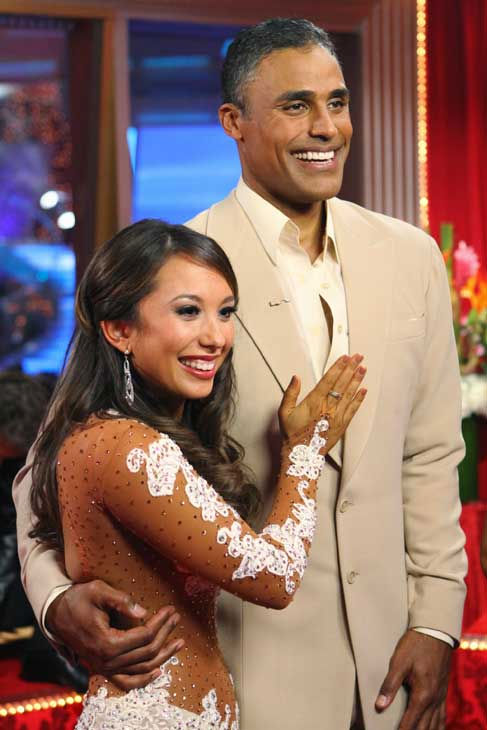 Rick Fox and Cheryl Burke perform on 'Dancing...