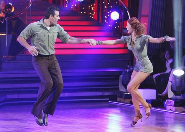 Kurt Warner and Anna Trebunskaya perform on...