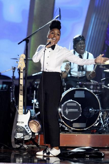 Singer Janelle Monae performed on 'Dancing With...