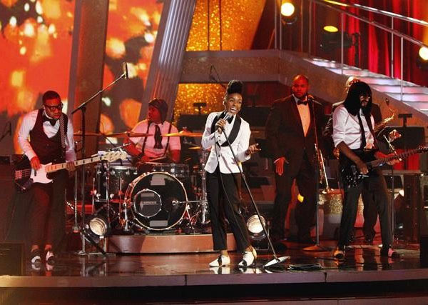 Singer Janelle Monae performed on 'Dancing With...