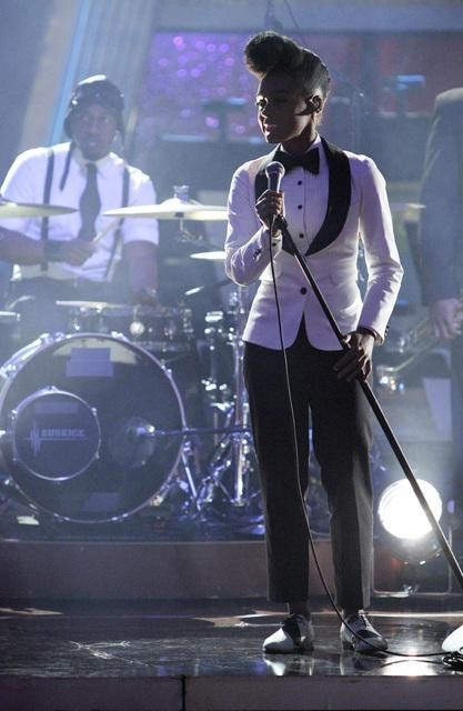 Singer Janelle Monae performed on 'Dancing With...