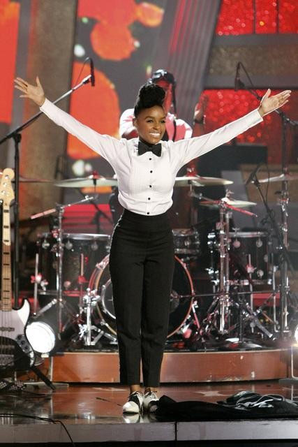 Singer Janelle Monae performed on 'Dancing With...