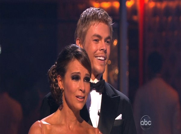Jennifer Grey and Derek Hough perform on...