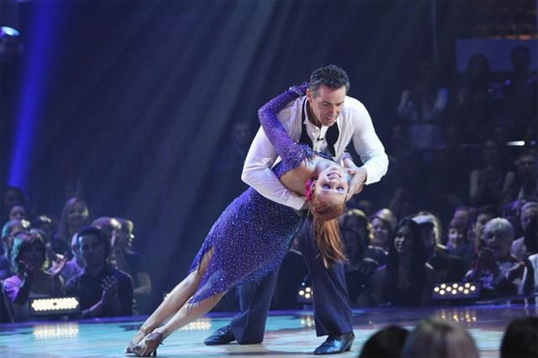 Kurt Warner and Anna Trebunskaya perform on...