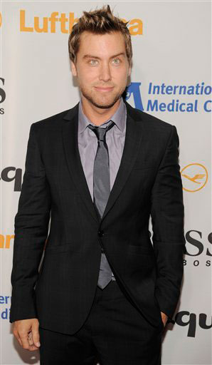 Lance Bass arrives at the Esquire House LA...