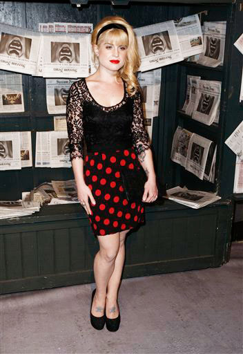 Kelly Osbourne arrives at the Scream Awards on...