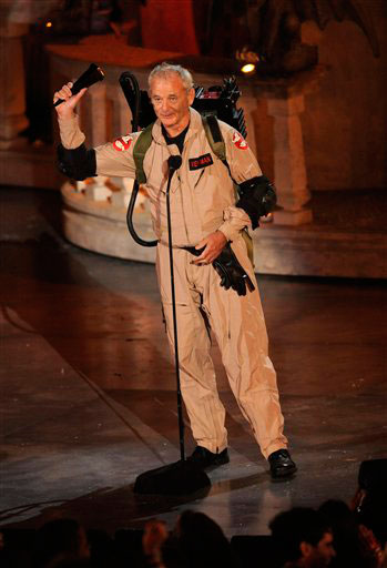 Actor Bill Murray accepts the best horror movie...
