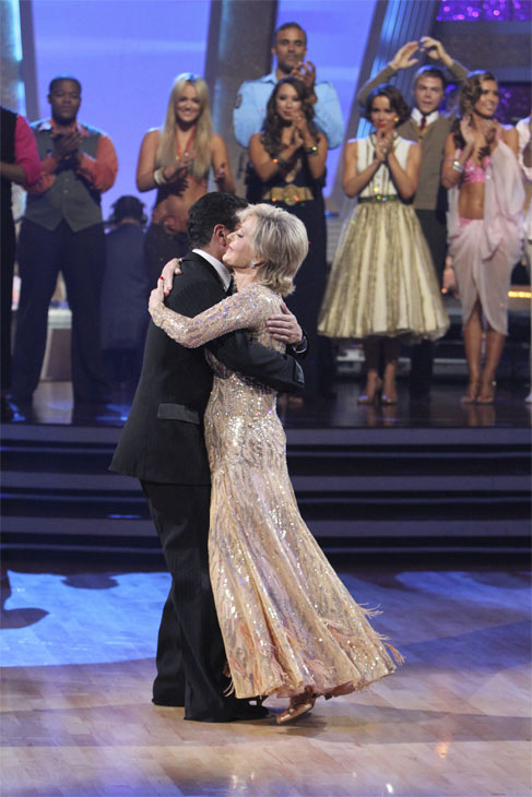 Florence Henderson and Corky Ballas take their...