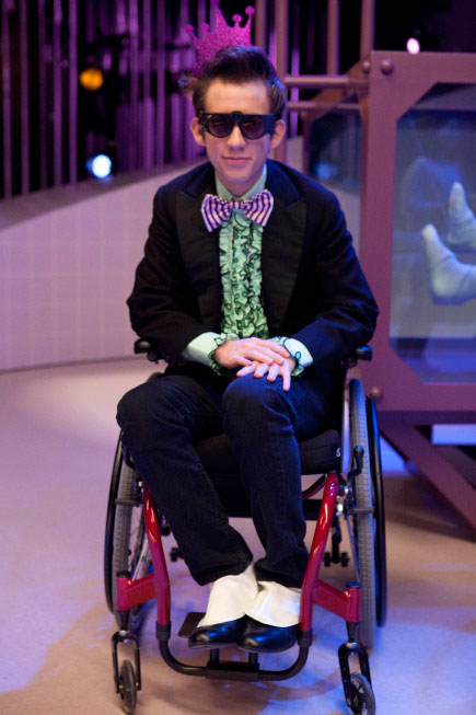 Kevin McHale performs in the 'Rocky Horror'...