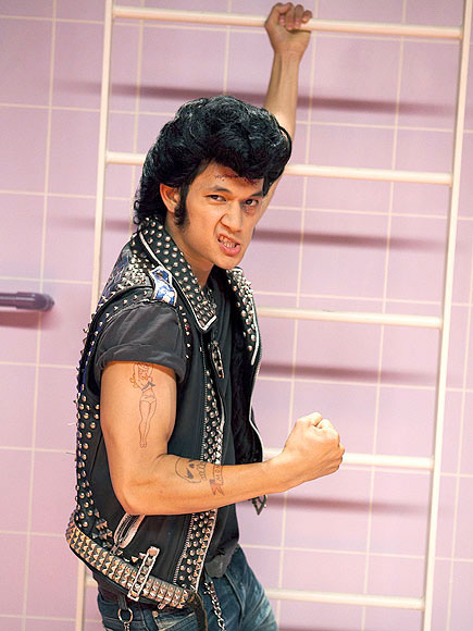 Harry Shum Jr. as Eddie in the 'Rocky Horror' episode of 'Glee' airing Tuesday, October 26.