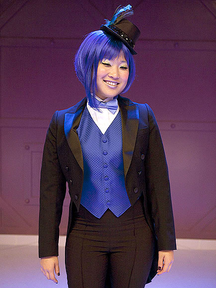 Jenna Ushkowitz performs in the 'Rocky Horror'...