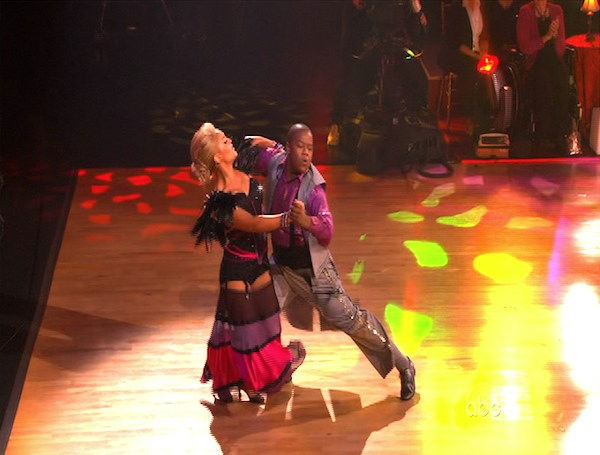 Kyle Massey and Lacey Schwimmer perform on...