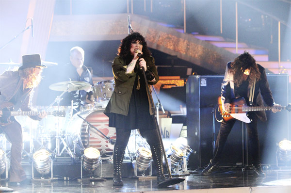 Heart stopped by and sang their hit single...