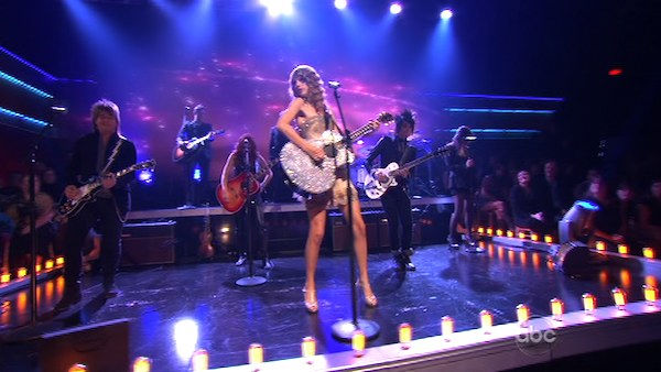 Taylor Swift stopped by and performed songs from...
