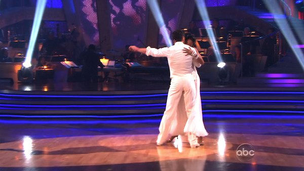Brandy and Maksim Chmerkovskiy perform on...