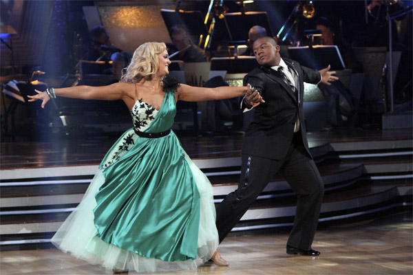 Kyle Massey and Lacey Schwimmer perform on...